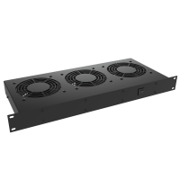 FT300TA1BK (FT Series Rack Mount Fan Tray - Hammond Manufacturing) - Fan Tray - 19 mount - 3 fans