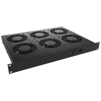 FT600HA1BK (FT Series Rack Mount Fan Tray - Hammond Manufacturing) - Fan Tray - 19 mount - 6 fans w/switch