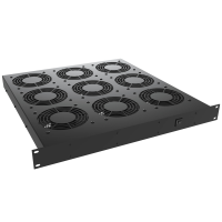 FT900TA1BK (FT Series Rack Mount Fan Tray - Hammond Manufacturing) - Fan Tray - 19 mount - 9 fans