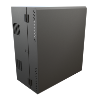 HLP6U31BK (HLP Series Low-Profile Wall Mount Rack Cabinet - Hammond Manufacturing) - 6U 31H Low Profile Wall Mount Cabinet