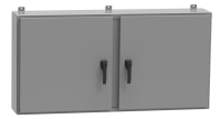 HN4WM366012GY (HN4 WM Series Type 4 Two Door Wallmount Enclosure - Hammond Manufacturing) - ANSI 61 Grey - 914mm x 1524mm x 305mm
