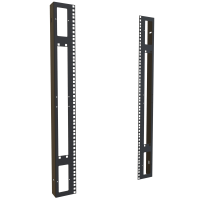 HWC3018USR (HWC Series Swing-Out Sectional Wall Mount Rack Cabinet - Hammond Manufacturing) - 18U Pair of Square Hole Rails for 30W HWC