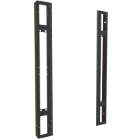 HWC3018UTR (HWC Series Swing-Out Sectional Wall Mount Rack Cabinet - Hammond Manufacturing) - 18U Pair of Tapped 10-32 Rails for 30W HWC