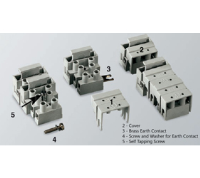 HY133/2 (2 pole grey polyamide PA6.8 fused pillar terminal block 10mm pitch 24a 450v - Hylec APL Electrical Components)