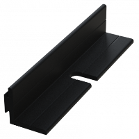 LSB 80 (Linc-Lugs Mounting Brackets - Lincoln Binns) - Black - 80mm x 16mm x 16mm - Aluminium