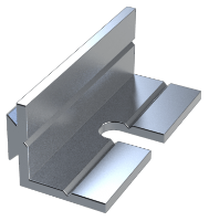 LSS 40 (Linc-Lugs Mounting Brackets - Lincoln Binns) - Silver - 40mm x 16mm x 16mm - Aluminium