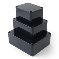 MB2 (MB Series Multipurpose Enclosures with Lids - BCL Enclosures) - Black - 100mm x 76mm x 41mm - ABS Plastic