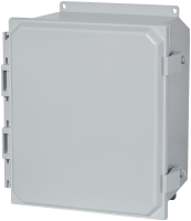 PCJ14126NLF (PCJ Series Type 4X Polycarbonate Junction Box (Solid and Clear Cover) - Hammond Manufacturing) - Light Grey - 354mm x 309mm x 152mm