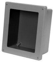 PJ1084HW (PJ Series Type 4X Polyester Junction Box with Window - Hammond Manufacturing) - Grey - 257mm x 210mm x 105mm