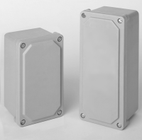 PJ744 (PJI Series Type 4, 4X Polyester Inline Enclosure - Hammond Manufacturing) - Grey - 171mm x 100mm x 99mm