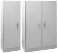 PJFS722525 (PJFS Series Type 4X Polyester Single/Two Door Freestanding Enclosure - Hammond Manufacturing) - Grey - 1829mm x 635mm x 622mm