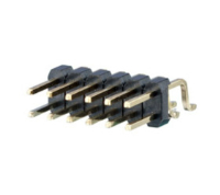 PM20202HBDN (2 Pole horizontal pin headers 2.54mm pitch 3A - Hylec APL Electrical Components)