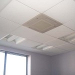 Suspended Ceiling With Integrated Air Conditioning