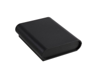 PP62N (PP Series Desktop Console Enclosures - Evatron Plastic Enclosures) - Black - 139mm x 110mm x 31mm - ABS Plastic