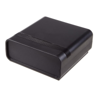 PP79AN (PP Series Desktop Console Enclosures - Evatron Plastic Enclosures) - Black - 156mm x 156mm x 61mm - ABS Plastic