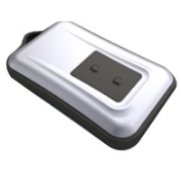 PP99GN (PP99 Hand Held Remote Series Enclosures - Evatron Plastic Enclosures) - Black / Grey - 60mm x 36mm x 10mm - ABS Plastic