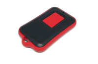 PP99NR (PP99 Hand Held Remote Series Enclosures - Evatron Plastic Enclosures) - Black / Red - 60mm x 36mm x 10mm - ABS Plastic