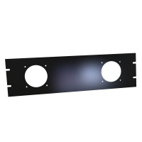 PPFP190802BK1 (PPFP Series Fan Panel - Hammond Manufacturing) - 3U-19 FAN PANEL FOR 2X80MM