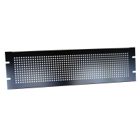 PPFS19005BK2 (PPFS Series Rack Plates - Hammond) - Black - 483mm x 2mm x 133mm - 16 Gauge Steel