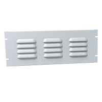 PVLL19007LG2 (PVLL Series Louvered Steel Rack Panels - Hammond Manufacturing) - 4U LOUVERED VENT PANEL
