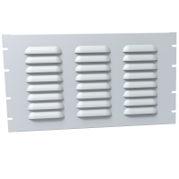 PVLL19010LG2 (PVLL Series Louvered Steel Rack Panels - Hammond Manufacturing) - 6U LOUVERED VENT PANEL