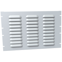 PVLL19012LG2 (PVLL Series Louvered Steel Rack Panels - Hammond Manufacturing) - 7U LOUVERED VENT PANEL