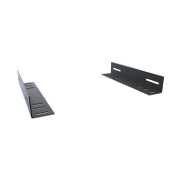 RASA12BK3 (RASA Series Fixed Side Support Angles - Hammond Manufacturing) - Equipment support angles (pair) - 10 - Steel/Black