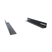 RASA16BK3 (RASA Series Fixed Side Support Angles - Hammond Manufacturing) - Equipment support angles (pair) - 15 - Steel/Black