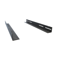RASA22BK3 (RASA Series Fixed Side Support Angles - Hammond Manufacturing) - Equipment support angles (pair) - 21 - Steel/Black