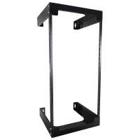 RB-2PW20 (RB-2PW Series Open Frame Wall Rack - Hammond Manufacturing) - 20U Open Frame Wall Rack w/ 18 of usable depth