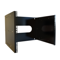 RB-AWR8 (RB-AWR Series Adjustable Depth Wall Rack - Hammond Manufacturing) - 8U ADJUSTABLE WALL RACK