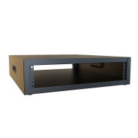 RCBS1900324BK1 (RCBS Series Desktop Cabinet - Hammond) - Black - 140mm x 533mm x 622mm - 16 Gauge Steel