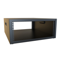 RCBS1900724BK1 (RCBS Series Desktop Cabinet - Hammond) - Black - 229mm x 533mm x 622mm - 16 Gauge Steel