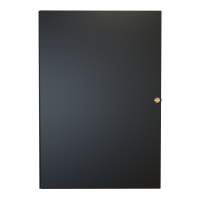 RCHD1928BK1 (RCH Series Replacement Back Doors - Hammond) - Black - 711mm - 16 Gauge Steel
