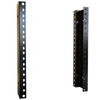 RCHR1910 (RCH Series Mounting Rails - Hammond) - Black - 267mm - 16 Gauge Steel