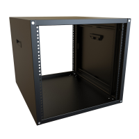 RCHS1901724BK1 (RCH Series Desktop Cabinet - Hammond) - Black - 495mm x 533mm x 622mm - 16 Gauge Steel