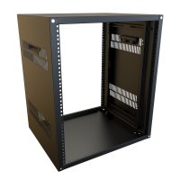 RCHV1902217BK1 (RCH Series Desktop Cabinet - Hammond) - Black - 629mm x 533mm x 445mm - 16 Gauge Steel
