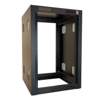 RCK18U25BK (RCK Series Knockdown Rack Cabinet - Hammond Manufacturing) - 18U 24W 25D KNOCKDOWN CABINET