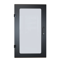 RCKWD20UBK1 (RCKD Series Locking Door - Hammond Manufacturing) - 20U WINDOW DOOR FOR RCK