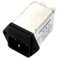 RIR0622H (RIR Series IEC Inlet Filter with Single Fuse - Screw Fix - Roxburgh EMC Components)