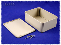 RL6555 (RL Series Enclosures - Ritec) - Light Grey - 175mm x 125mm x 70mm - ABS Plastic - IP54