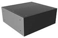 RM2U0808VBK (RM Series Enclosures - Hammond) - Black - 89mm x 211mm x 203mm - Aluminium