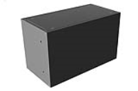 RM3U0804SBK (RM Series Enclosures - Hammond) - Black - 133mm x 211mm x 108mm - Aluminium