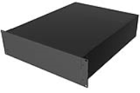 RM3U1922VBK (RM Series Enclosures - Hammond) - Black - 133mm x 422mm x 559mm - Aluminium