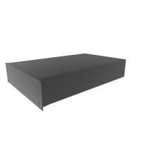 RM3U1928SBK (RM Series Enclosures - Hammond) - Black - 133mm x 422mm x 711mm - Aluminium