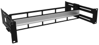 RMAD19003BK (RMAD Series Adjustable Rack Mount DIN Rail Kit - Hammond Manufacturing) - ADJ DEPTH 19 DIN RAIL MTG KIT