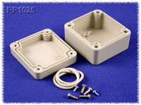 RP1025 (RP Series Enclosures - Ritec) - Light Grey / Opaque Lid - 65mm x 60mm x 40mm - ABS Plastic - IP65