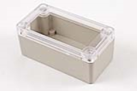 RP1035C (RP Series Enclosures - Ritec) - Light Grey / Clear Lid - 95mm x 50mm x 40mm - ABS Plastic - IP65