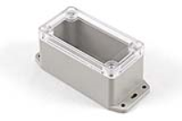 RP1045BFC (RP Series Enclosures - Ritec) - Light Grey / Clear Lid - 95mm x 50mm x 50mm - ABS Plastic - IP65