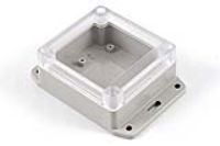 RP1055BFC (RP Series Enclosures - Ritec) - Light Grey / Clear Lid - 85mm x 80mm x 40mm - ABS Plastic - IP65